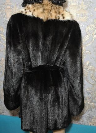 Норковая шуба с рысью blackglama norwegian furs за 55000 грн3 фото