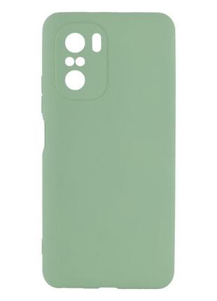 Чохол full case no logo для xiaomi poco f3 mint