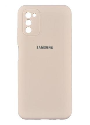 Чохол full case hq+ with frame для samsung a03s a037 pink sand