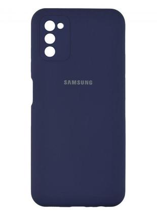 Чохол full case hq+ with frame для samsung a03s a037 dark blue