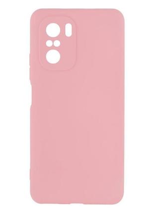 Чохол full case no logo для xiaomi poco f3 light pink