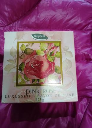 Мило pink rose німетчина, 125 г, подарункова упаковка4 фото