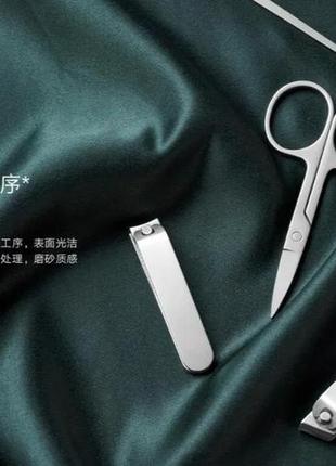 Маникюрный набор xiaomi mijia nail cliper set 5 в 1 mjzjd002qw маникюр6 фото