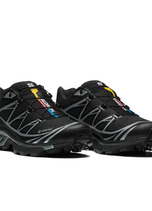 Кросовки salomon xt-6 gtx grey/black gore-tex