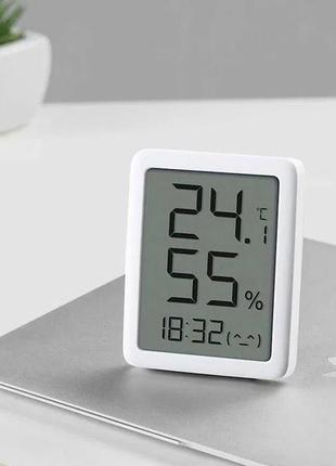 Xiaomi термометр, гігрометр та годинник miaomiaoce mho-c601