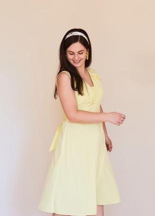 Сукня літня жовтенька.1 фото