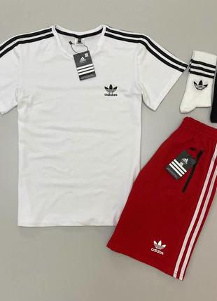 Футболка шорти adidas. чоловічий спортивний костюм.2 фото