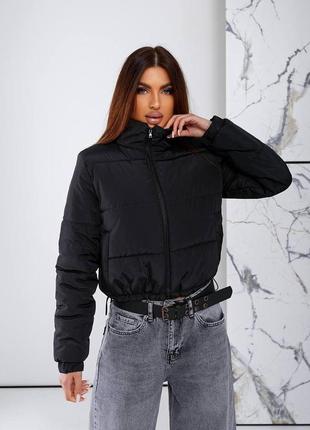 Демисезонная женская куртка на синтепоне 150 размеры норма6 фото