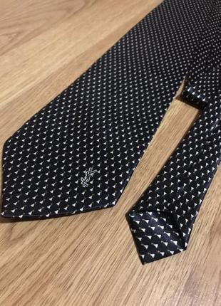Yves saint laurent шёлковый галстук ysl4 фото