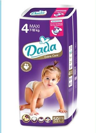 Підгузки dada "extra care" 4 maxi (7-18 кг, 50 шт.)