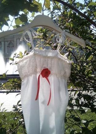 Элегантный летний топ девочкам, біла легка блузка дівчатам, витончена блузка з мереживом, вишукане4 фото