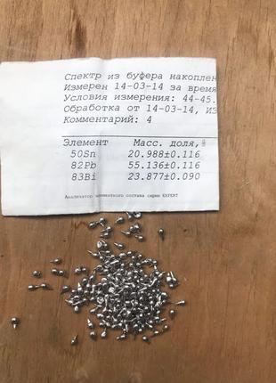 Припій легкоплавкий в гранулах