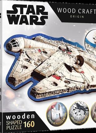 Дерев'яний пазл зоряні війни. тисячолітній сокіл (star wars. m...