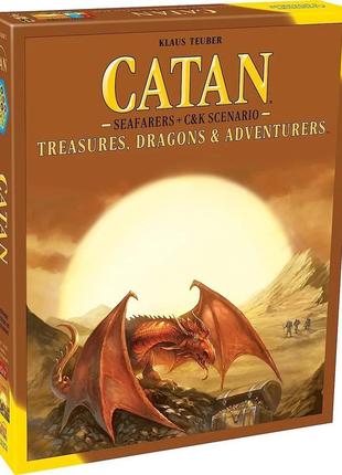 Настільна гра catan: treasures, dragons & adventurers (колоніз...