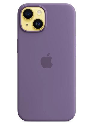 Чохол apple iphone 14 silicone case with magsafe - iris6 фото