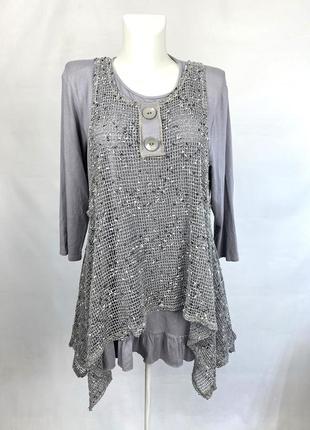 Туника фирменная new jersey, стильная