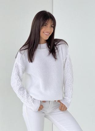 Жіночий светр 221, пудра4 фото