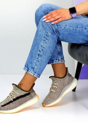 Легкі текстильні повітропроникні коричневі літні кросівки яскр...5 фото