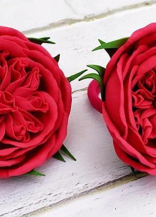Піоновидні троянди на резиночках1 фото