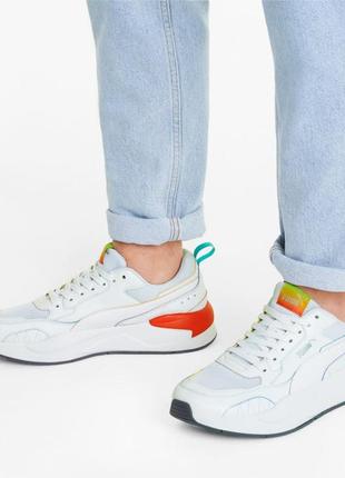 Кросівки для міста puma x-ray 2 square rainbow trainers6 фото