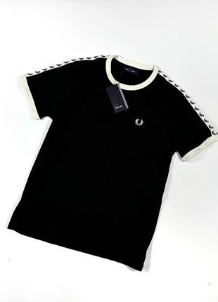 Футболка fred perry с лампасами ( фред перри )