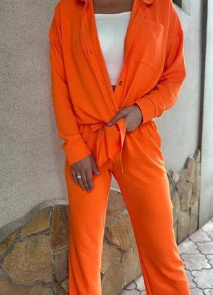 Жіночий костюм  жниварка мод.098,  помаранчевий