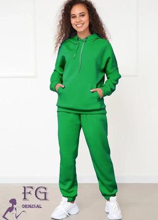 Жіночий костюм утеплений спортивний "whynot", зелений