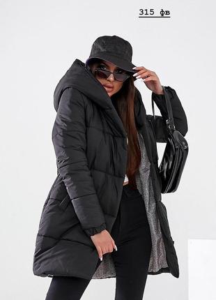 Жіноча куртка зимова 315 фв10 фото