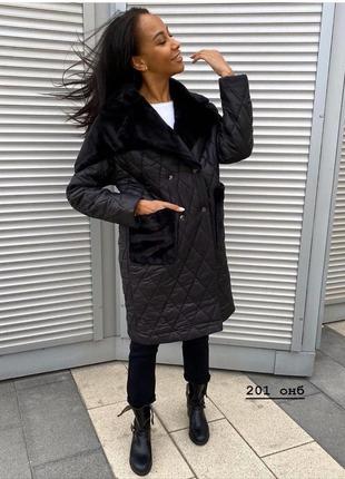 Стильне жіноче пальто батал 201,1 онб3 фото