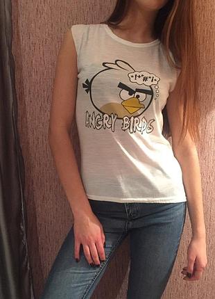 Стильна  футболочка angry birds