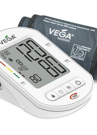 Тонометр vega 2h basic автоматичний type-c на плече гарантія 5 років5 фото