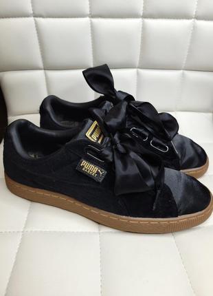 Сникерсы кроссовки кроссы пума basket heart velvet wn's trainer 36673102 26 см 40 размер
