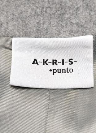 Akris punto шерстяное двубортное пальто тренс швейцария /9793/2 фото