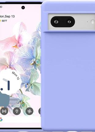 Чохол силіконовий google pixel 7 мікрофібра liquide silicone c...