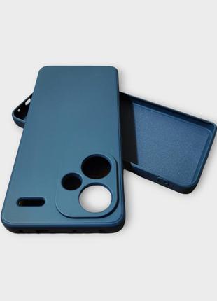 Xiaomi redmi note 13 pro plus силіконовий чохол мікрофібра nav...