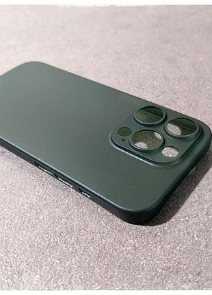 Айфон iphone 15 pro max чохол ультра тонкий pp 0.18 мм green t...
