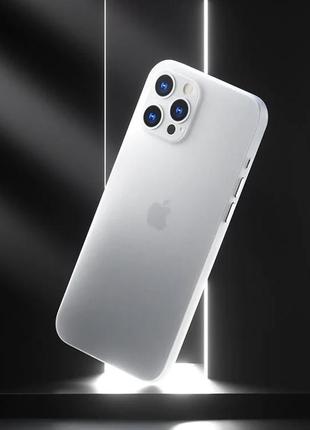 Айфон iphone 14 pro ультра тонкий чохол pp 0.18 мм white top q...