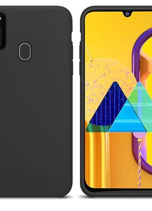 Чорний чохол силікон кейс для samsung m30s