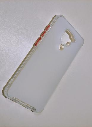 Силіконовий протиударний чохол airbagcolor білий для xiaomi re...