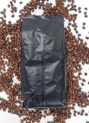 Кофе в зернах купаж 20% арабика 80% робуста свежеобжаренный 1 кг