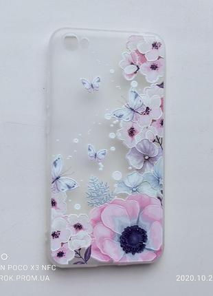 Чохол з 3d малюнком flowers case для xiaomi redmi note 5a
