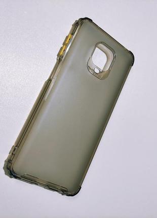 Протиударний сірий чохол для xiaomi redmi note 9s / note 9 pro