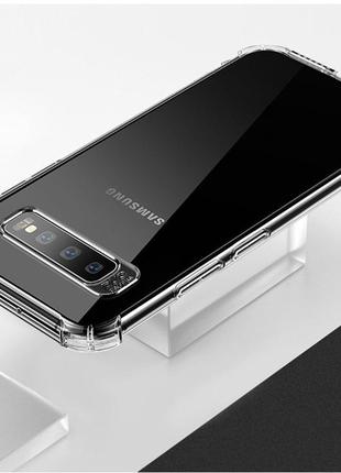 Захисний силіконовий чохол антишок для samsung galaxy s10 проз...