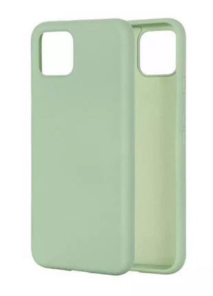 Google pixel піксель 4 чохол накладка силікон кейс зелений