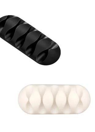 Кабельний провідний силіконовий органайзер silicone usb cable ...