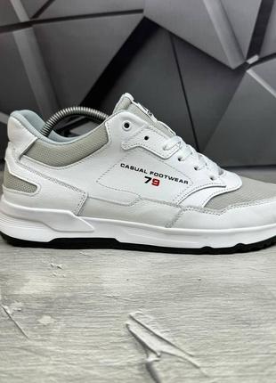 Мужские кожаные кроссовки 79