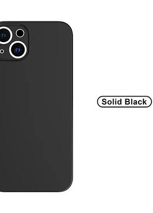 Айфон iphone 14 plus ультра тонкий чохол pp 0.18 мм black top ...