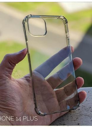 Apple iphone 14 plus tpu чохол getman airbag посилені кути зат...