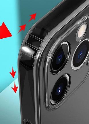 Силіконовий чохол із захистом камери + скло 6d для айфон iphon... 3