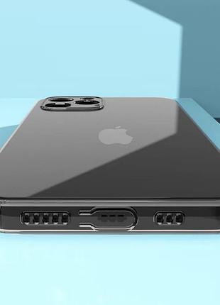 Силіконовий чохол із захистом камери + скло 6d для айфон iphon... 4